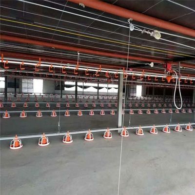 50Hz Pan Feeding System For Broiler Poultry Hopper Feeder Customizable