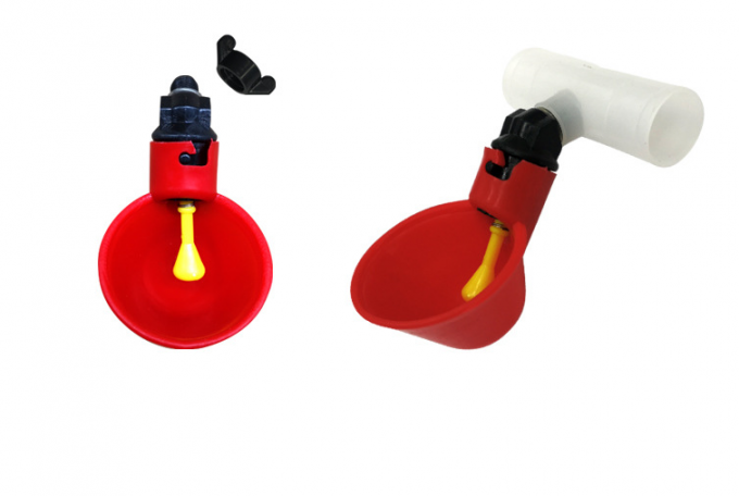 ابزار مزرعه حیوانات کاسه آب آشامیدنی مرغ اتوماتیک قفسه مرغ پرنده مرغ پلاستیکی Chicken Chick Fowl Nipple Drinker Drip 5