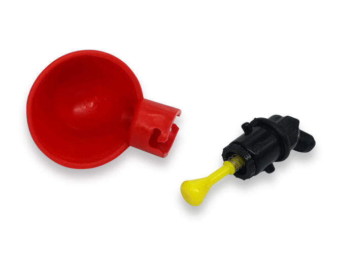 ابزار مزرعه حیوانات کاسه آب آشامیدنی مرغ اتوماتیک قفسه مرغ پرنده مرغ پلاستیکی Chicken Chick Fowl Nipple Drinker Drip 6