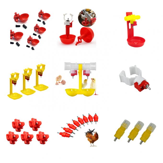 Nipple Drinking System Broilers Poultry Drinking Line لوله 50mm-250mm 6